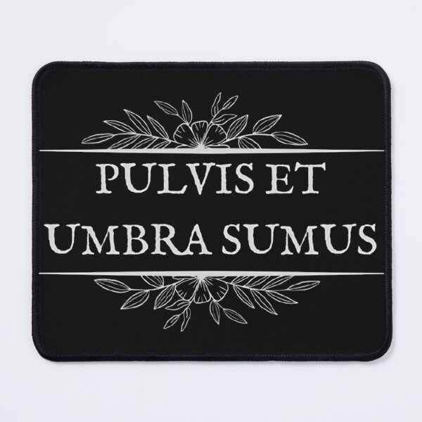 Item preview, Pulvis Et Umbra Sumus - Horace Latin Quote Dark Art designed and sold by DarkOriginArts.