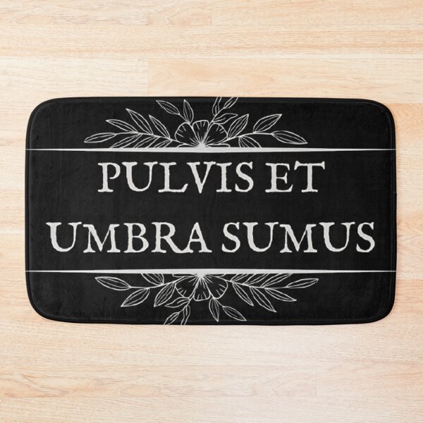 Item preview, Pulvis Et Umbra Sumus - Horace Latin Quote Dark Art designed and sold by DarkOriginArts.