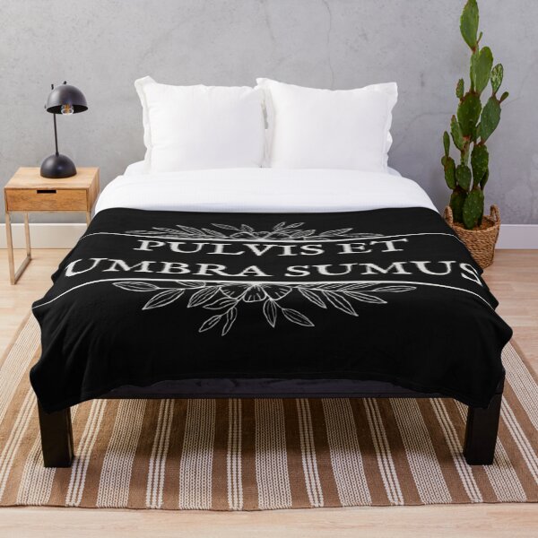 Item preview, Pulvis Et Umbra Sumus - Horace Latin Quote Dark Art designed and sold by DarkOriginArts.