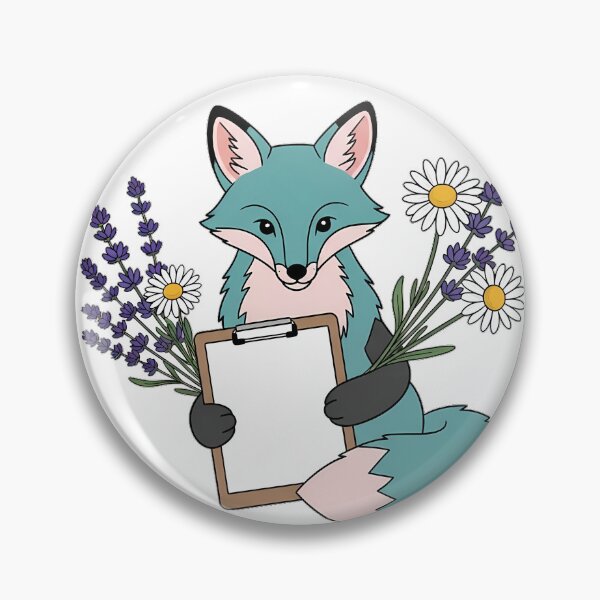 Item preview, Fox Lavender Sprigs Clipboard Gift designed and sold by pumsquare.