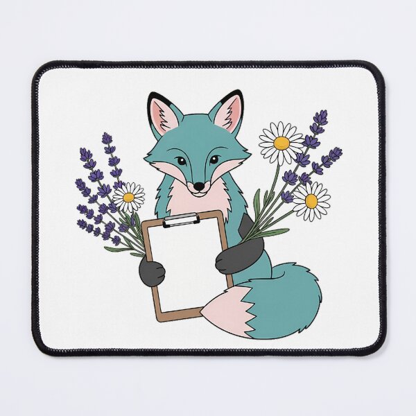 Item preview, Fox Lavender Sprigs Clipboard Gift designed and sold by pumsquare.