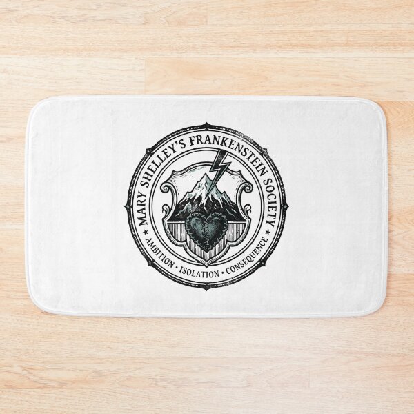 Item preview, Mary Shelley Frankenstein Society Ambition Isolation Consequence Badge designed and sold by Fenay Designs.