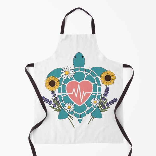 Item preview, Turtle Lavender Sprigs Heart Pulse Charm Gift designed and sold by pumsquare.