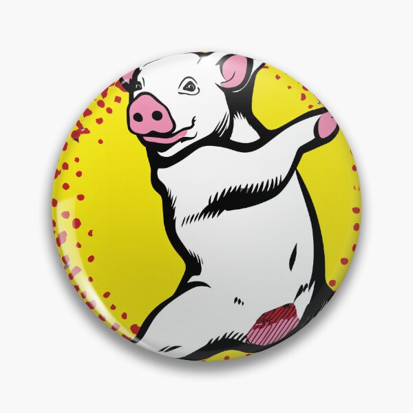 Item preview, Dancing Pig in Pop Art Style designed and sold by lautir.
