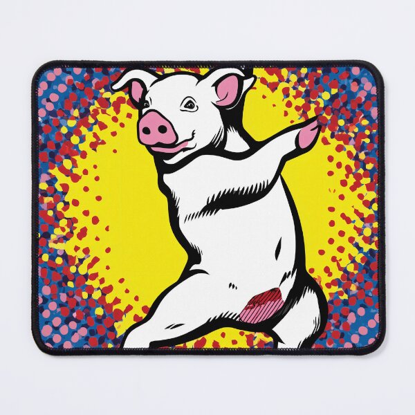 Item preview, Dancing Pig in Pop Art Style designed and sold by lautir.