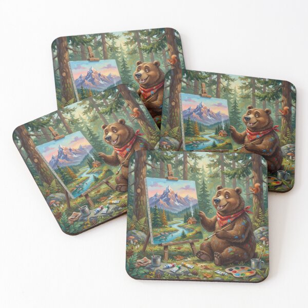Item preview, Little Bear Painting Dreams designed and sold by JAMESAMORN.