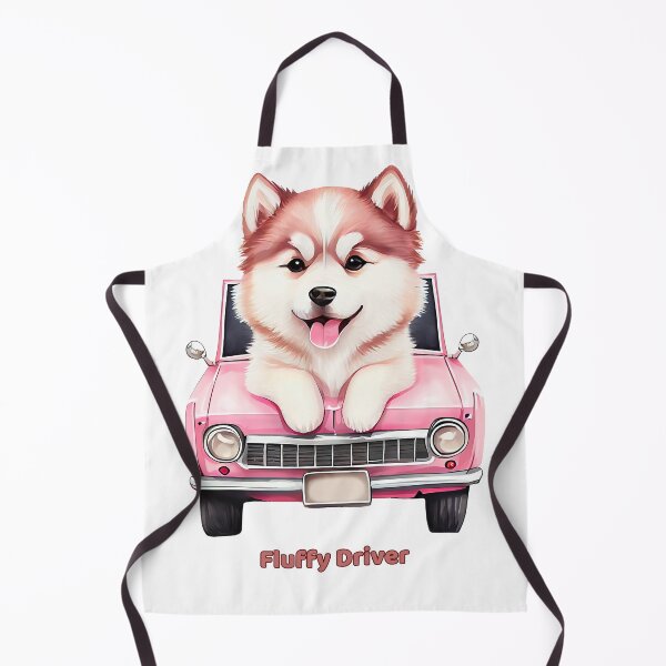 Item preview, Watercolor Malamute Puppy Joyride designed and sold by QuirkyCloud Designs.