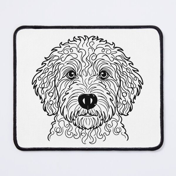 Item preview, Goldendoodle One Line Art – Modern & Minimalist Doodle Outline Design designed and sold by Pfotenfaden.