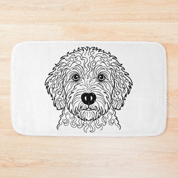 Item preview, Goldendoodle One Line Art – Modern & Minimalist Doodle Outline Design designed and sold by Pfotenfaden.