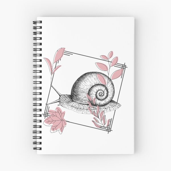 Item preview, Vintage Snail & Pink Botanical - Boho Art designed and sold by Kanniax.