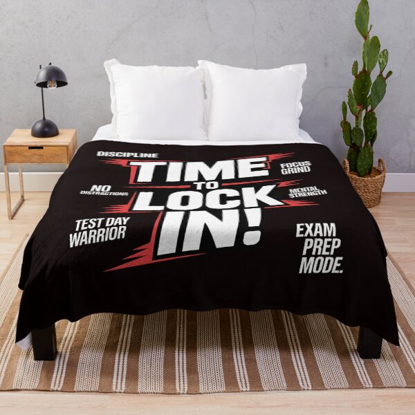 Item preview, Test Day State Testing Time to Lock in Apparel – Test Day Motivation for Exam Prep designed and sold by Redgiant87x.