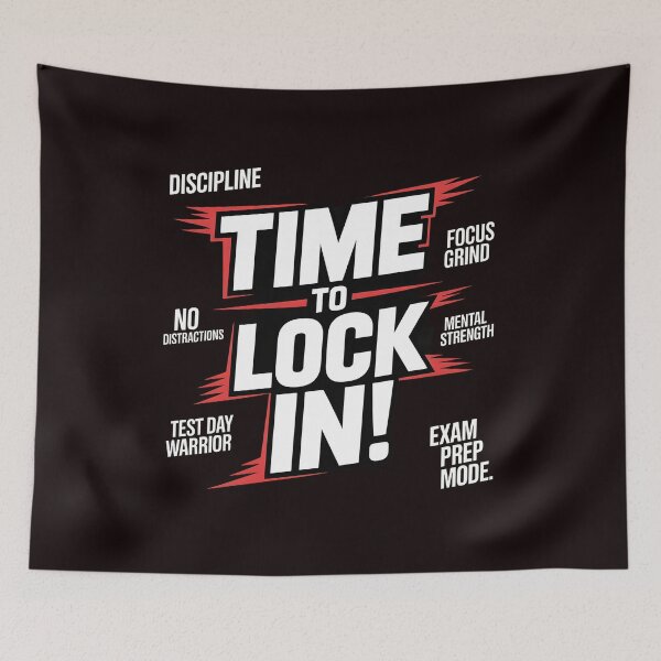 Item preview, Test Day State Testing Time to Lock in Apparel – Test Day Motivation for Exam Prep designed and sold by Redgiant87x.