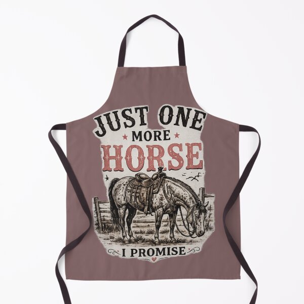 Item preview, Just One More Horse – Funny Horse Lover Western Design designed and sold by QuarterHorseArt by Just my Studio.