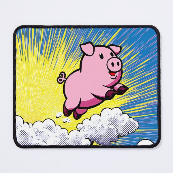 Item preview, Cartoon Flying Pig Adventure designed and sold by lautir.