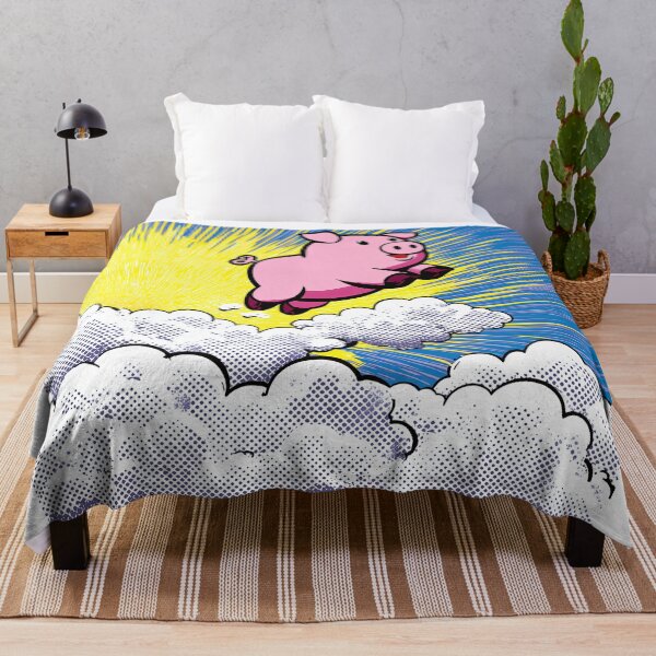 Item preview, Cartoon Flying Pig Adventure designed and sold by lautir.