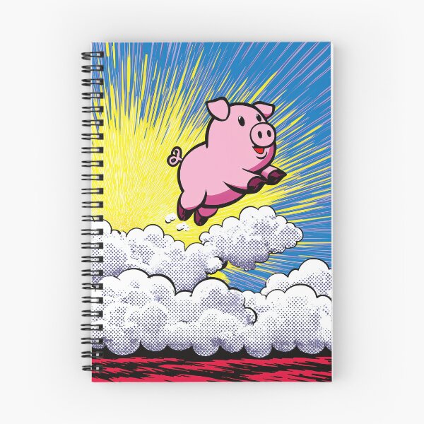 Item preview, Cartoon Flying Pig Adventure designed and sold by lautir.