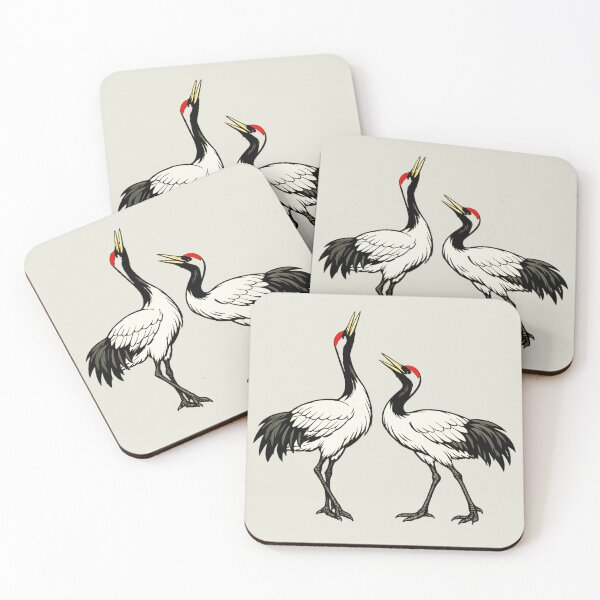 Item preview, Cranes Calling Ukiyo-e Japanese Art designed and sold by SakuraMarket26.