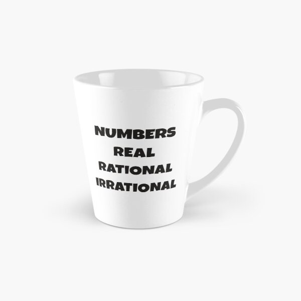 Item preview, Numbers in Math real rational irrational designed and sold by Think4Prints.
