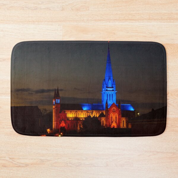 Item preview, Blue-Lit Sacred Heart Cathedral - Bendigo, Victoria designed and sold by Steven Jodoin.