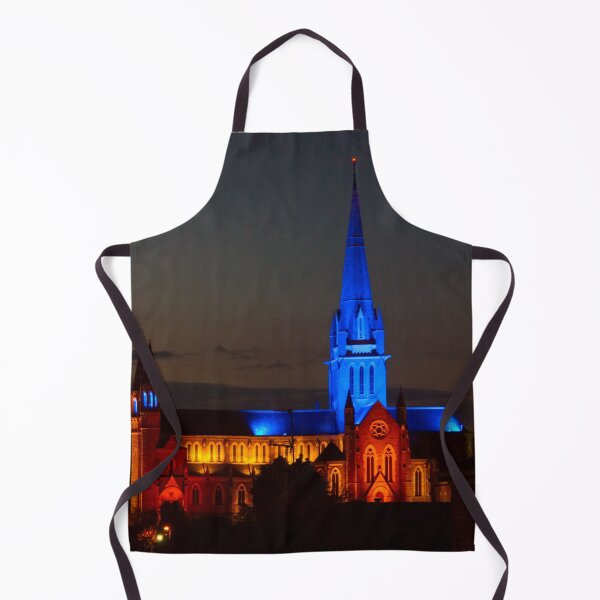 Item preview, Blue-Lit Sacred Heart Cathedral - Bendigo, Victoria designed and sold by Steven Jodoin.