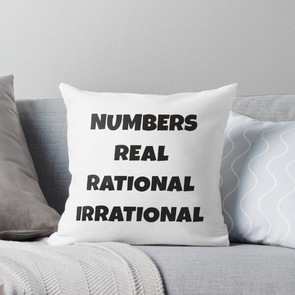 Item preview, Numbers in Math real rational irrational designed and sold by Think4Prints.