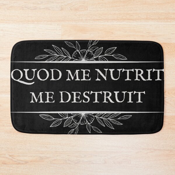 Item preview, Quod Me Nutrit Me Destruit - Dark Academia Aesthetic Latin Art designed and sold by DarkOriginArts.