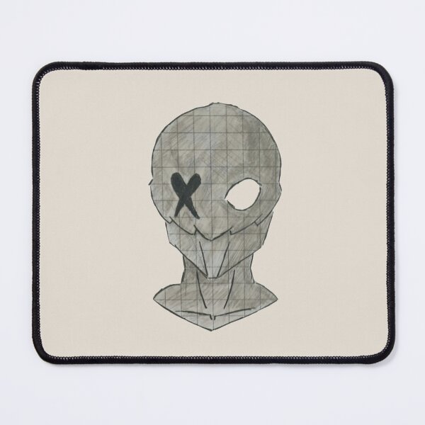 Item preview, Abstract Mask Face Hand Drawn Original Art designed and sold by UnrealShopKelko.