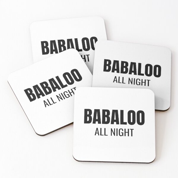 Item preview, Babaloo All Night (Black) designed and sold by ShipCrewNation.