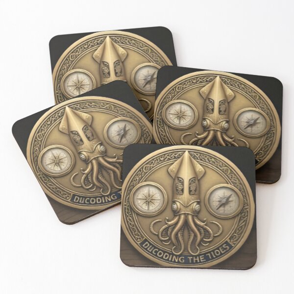 Item preview, Decoding the Tides: The Steampunk Kraken Navigator designed and sold by PureDesignLab1.