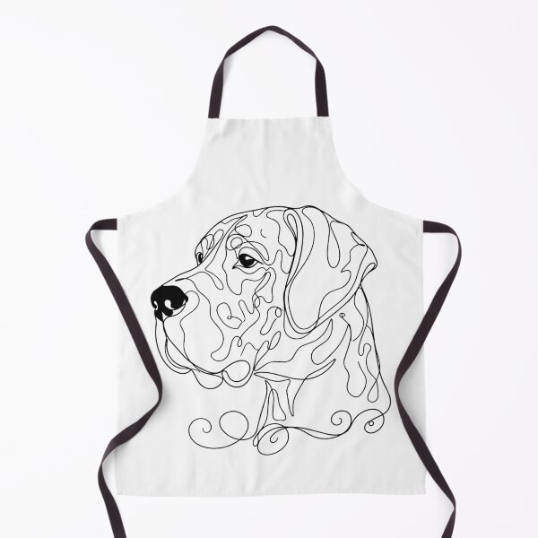 Item preview, Great Dane One Line Art – Modern & Majestic Dog Contour Design designed and sold by Pfotenfaden.