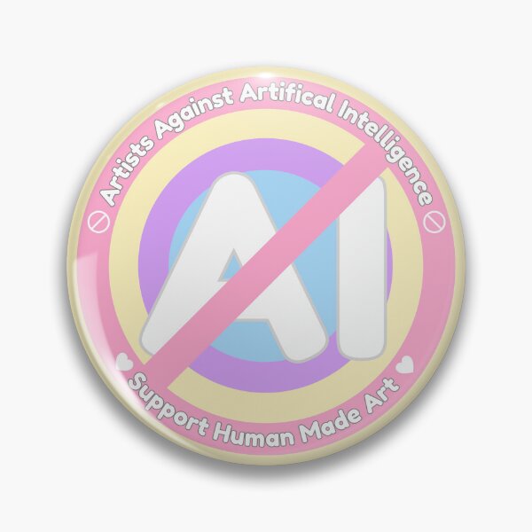 Item preview, Artists Against AI designed and sold by LittleLinenKitten.