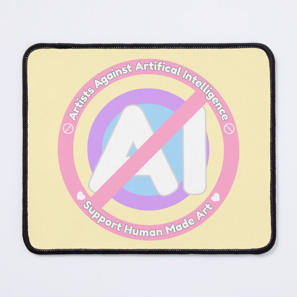 Item preview, Artists Against AI designed and sold by LittleLinenKitten.