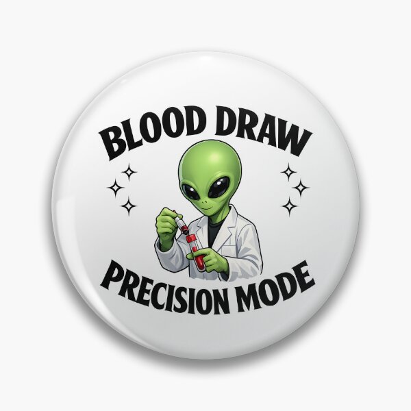 Item preview, Phlebotomy Alien Lab Scientist Blood Sample Medical Lab Technician Sci Fi Humor Design designed and sold by ClinicalHubs.