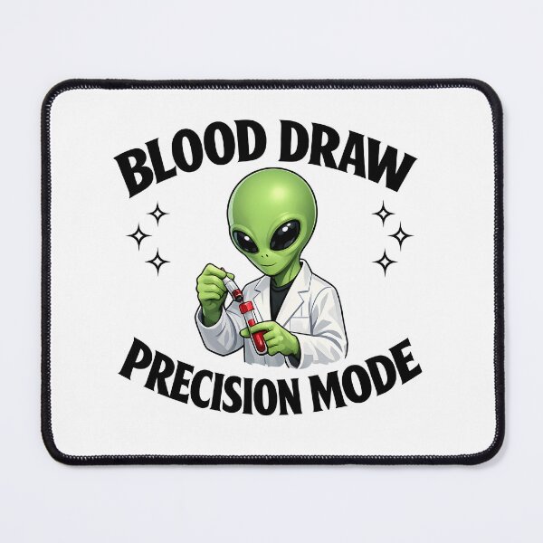 Item preview, Phlebotomy Alien Lab Scientist Blood Sample Medical Lab Technician Sci Fi Humor Design designed and sold by ClinicalHubs.
