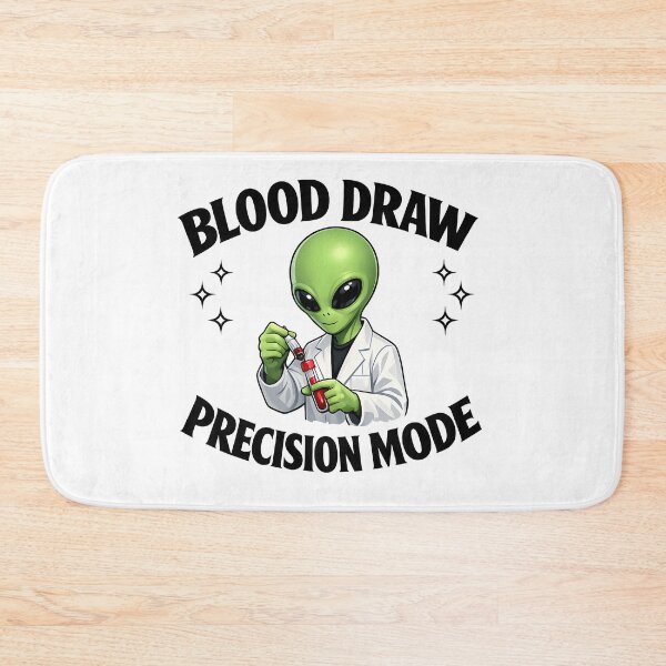 Item preview, Phlebotomy Alien Lab Scientist Blood Sample Medical Lab Technician Sci Fi Humor Design designed and sold by ClinicalHubs.