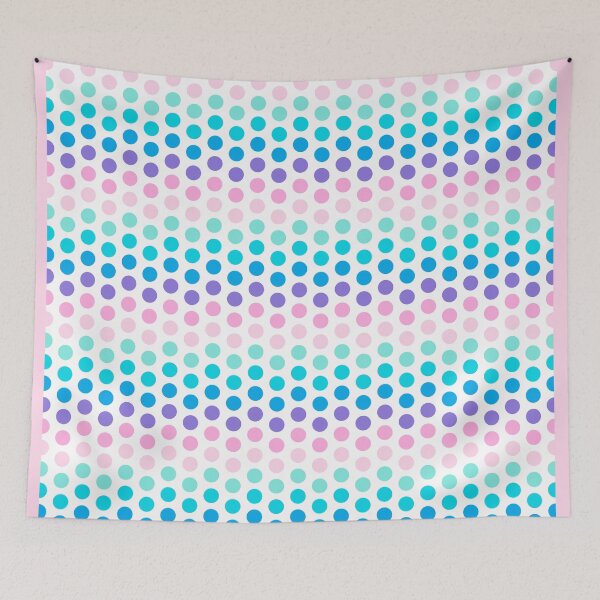 Item preview, Pastel Pink, Blue & Purple Dots designed and sold by BuxomBabe21.