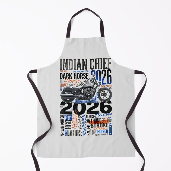 Item preview, Indian Chief Dark Horse 2026 Black Smoke Type Collage designed and sold by EdGraphy.