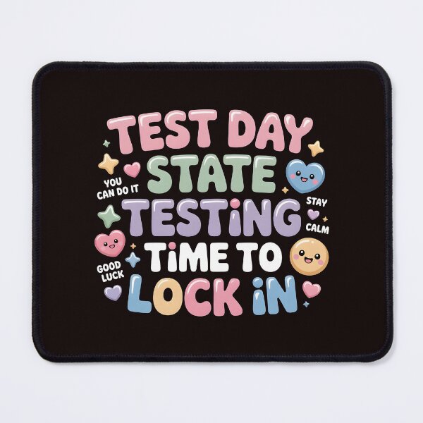 Item preview, Test Day State Testing Time to Lock in Graphic – Exam Prep Motivation School Testing Season designed and sold by Redgiant87x.