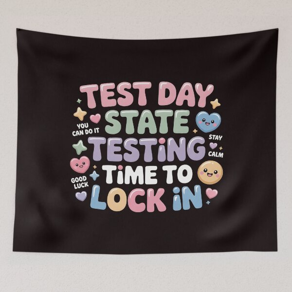 Item preview, Test Day State Testing Time to Lock in Graphic – Exam Prep Motivation School Testing Season designed and sold by Redgiant87x.
