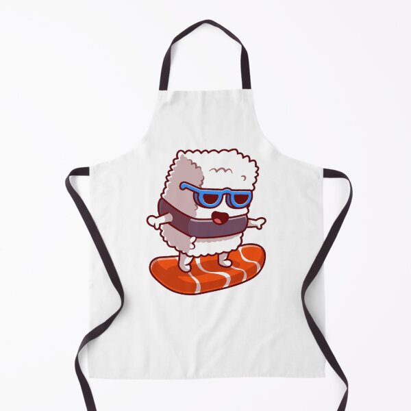 Item preview, Cool Sushi Surfing on Salmon Nigiri with Sunglasses designed and sold by Gromiber.