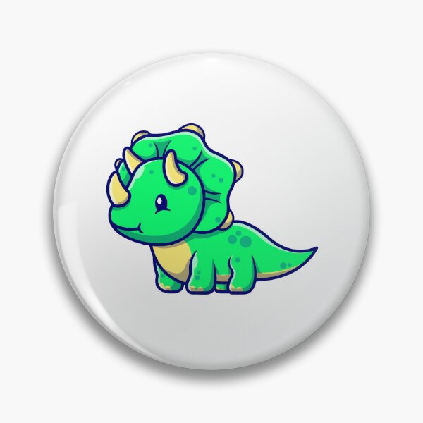 Item preview, Cute Baby Triceratops Dinosaur Cartoon designed and sold by Gromiber.