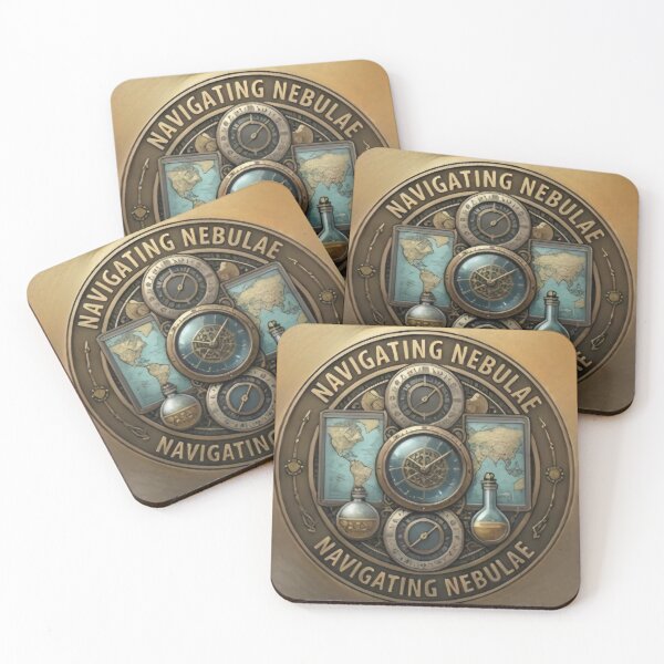 Item preview, Navigating Nebulae: The Alchemical World-Chart Chronometer designed and sold by PureDesignLab1.