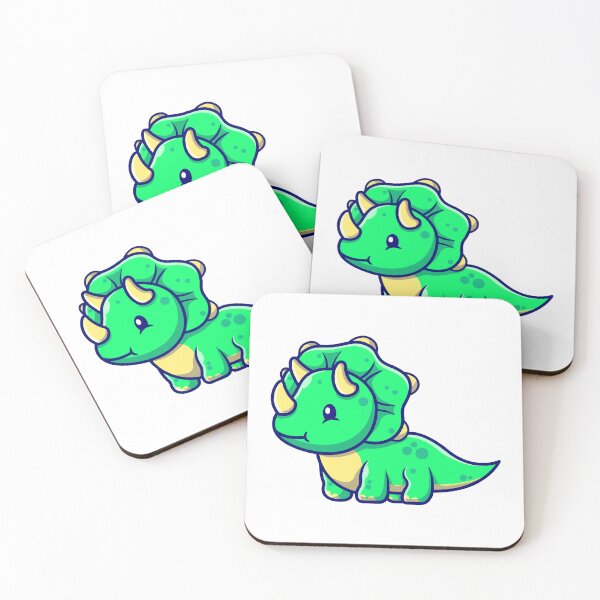 Item preview, Cute Baby Triceratops Dinosaur Cartoon designed and sold by Gromiber.