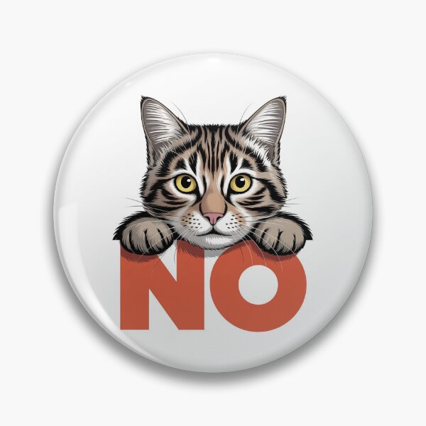 Item preview, Funny Cat Saying No Cute Kitten Attitude Meme Design designed and sold by Cool-cat-art.