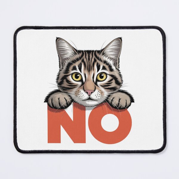 Item preview, Funny Cat Saying No Cute Kitten Attitude Meme Design designed and sold by Cool-cat-art.