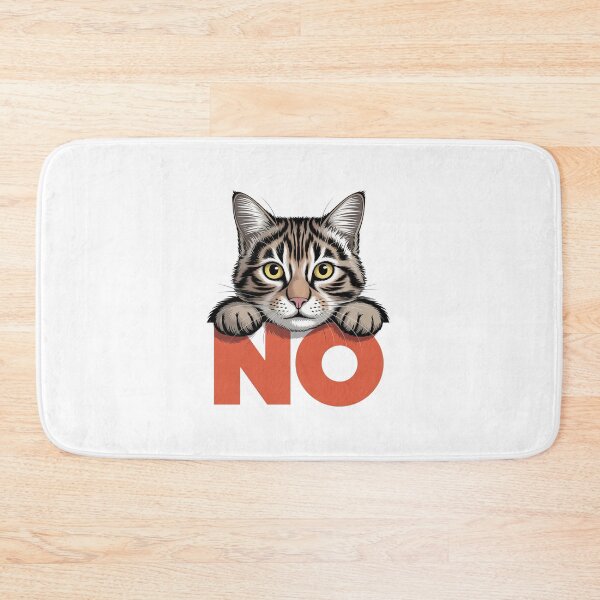 Item preview, Funny Cat Saying No Cute Kitten Attitude Meme Design designed and sold by Cool-cat-art.