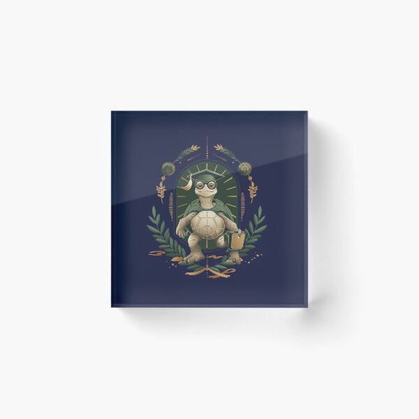 Item preview, Slow But Steady Student  Turtle Graduation & Motivation Art designed and sold by BoxofMoments.