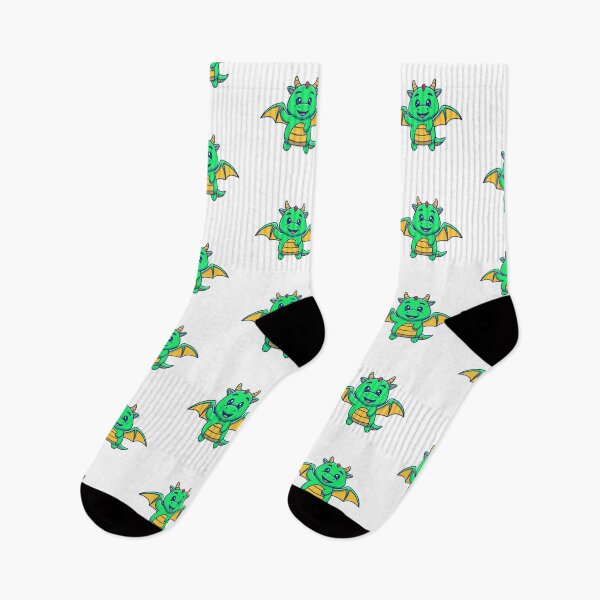 Item preview, Cute Little Green Baby Dragon Waving designed and sold by Gromiber.