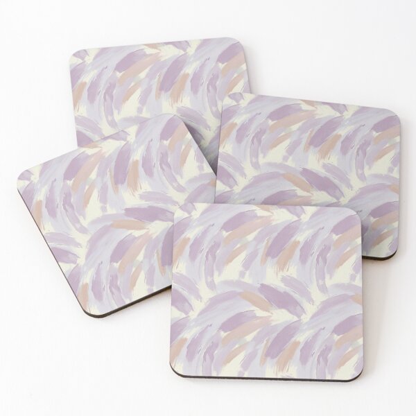 Item preview, Patrón abstracto sin costuras con pinceladas de lavanda suave designed and sold by GraceInNatureCo.