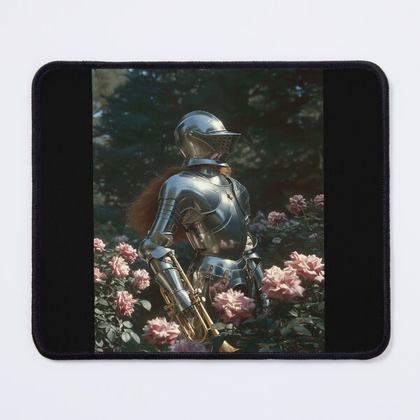 Item preview, Knight Playing Trumpet, Jazz Musician Armor, Surreal Music Art Design designed and sold by Mono.fi Studios.